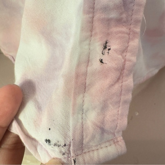 Torrid Lizzie Rayon Twill Button-Up Long Sleeve Shirt Pink Women Size 1X - Picture 8 of 10